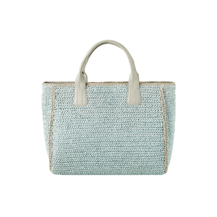 SEABREEZE SHOPPER RAFFIABAST LIGHT BLUE